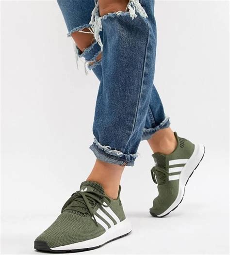 adidas woman olive grün|Adidas green shoes women.